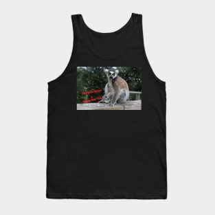 Ring-tailed lemur - Merry Christmas & Happy New Year Tank Top